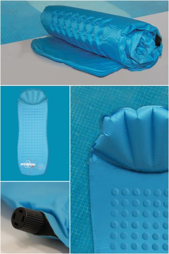 self inflating pool float